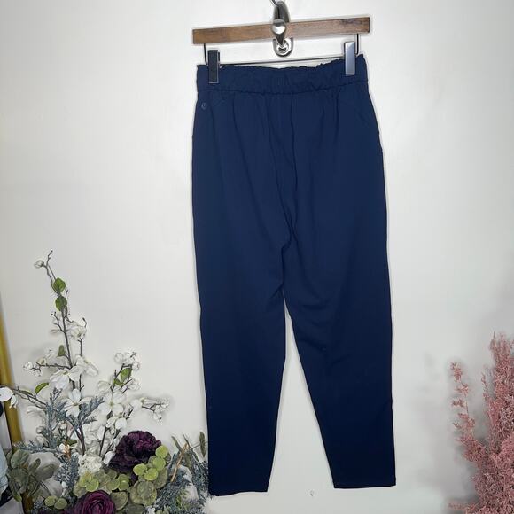LULULEMON Keep Moving Pant 7/8 High-Rise True Navy Blue {E18} - Picture 5 of 8